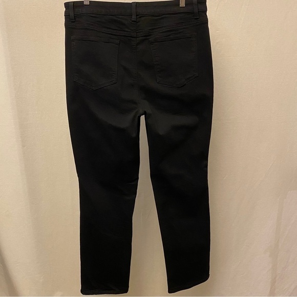 Talbots 16 Straight Leg Jeans Black High Rise Women’s Stretch 2021 - Picture 12 of 12